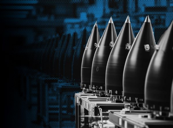 Row of rocket tips